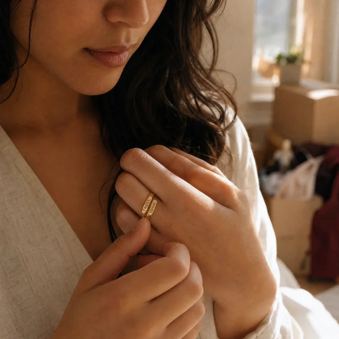 Trust God Ring