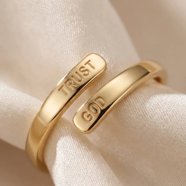 Trust God Ring
