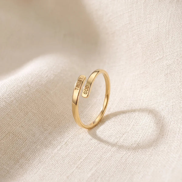 Trust God Ring