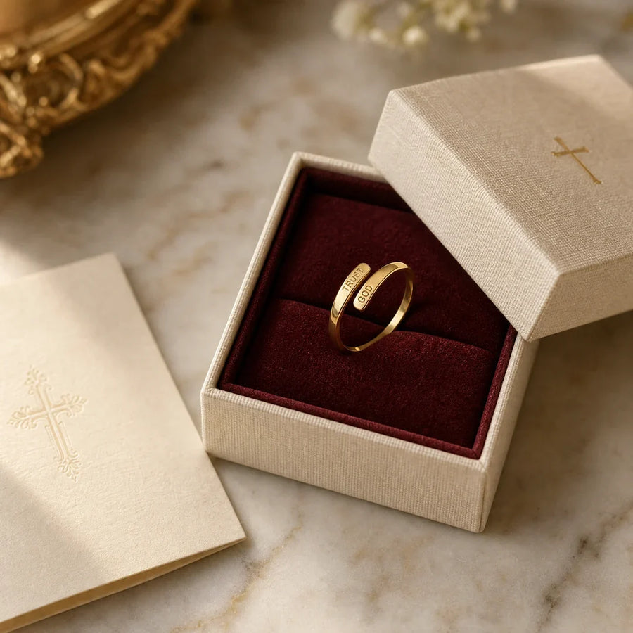 Trust God Ring