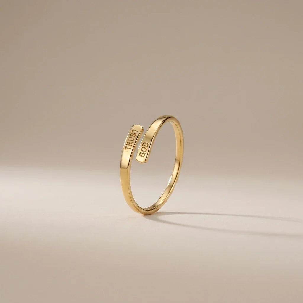 Trust God Ring